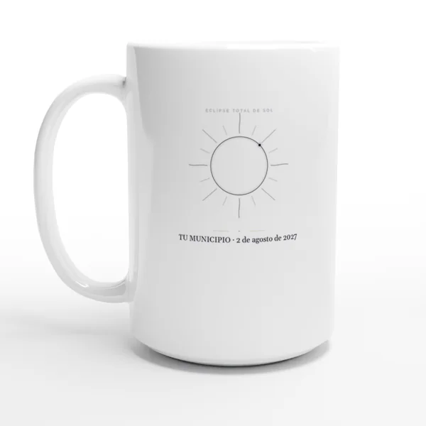 Large eclipse mug, “Corona” design