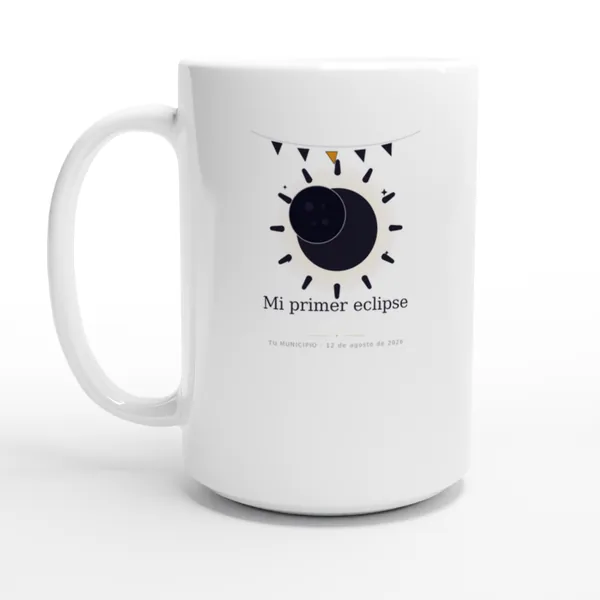 Large eclipse mug, “My first eclipse” design